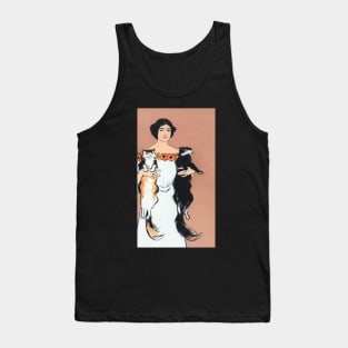Woman And Cats Tank Top